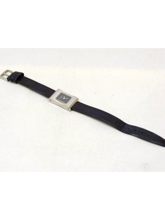 Gucci Watch Quartz Square Black Dial Leather main image 4